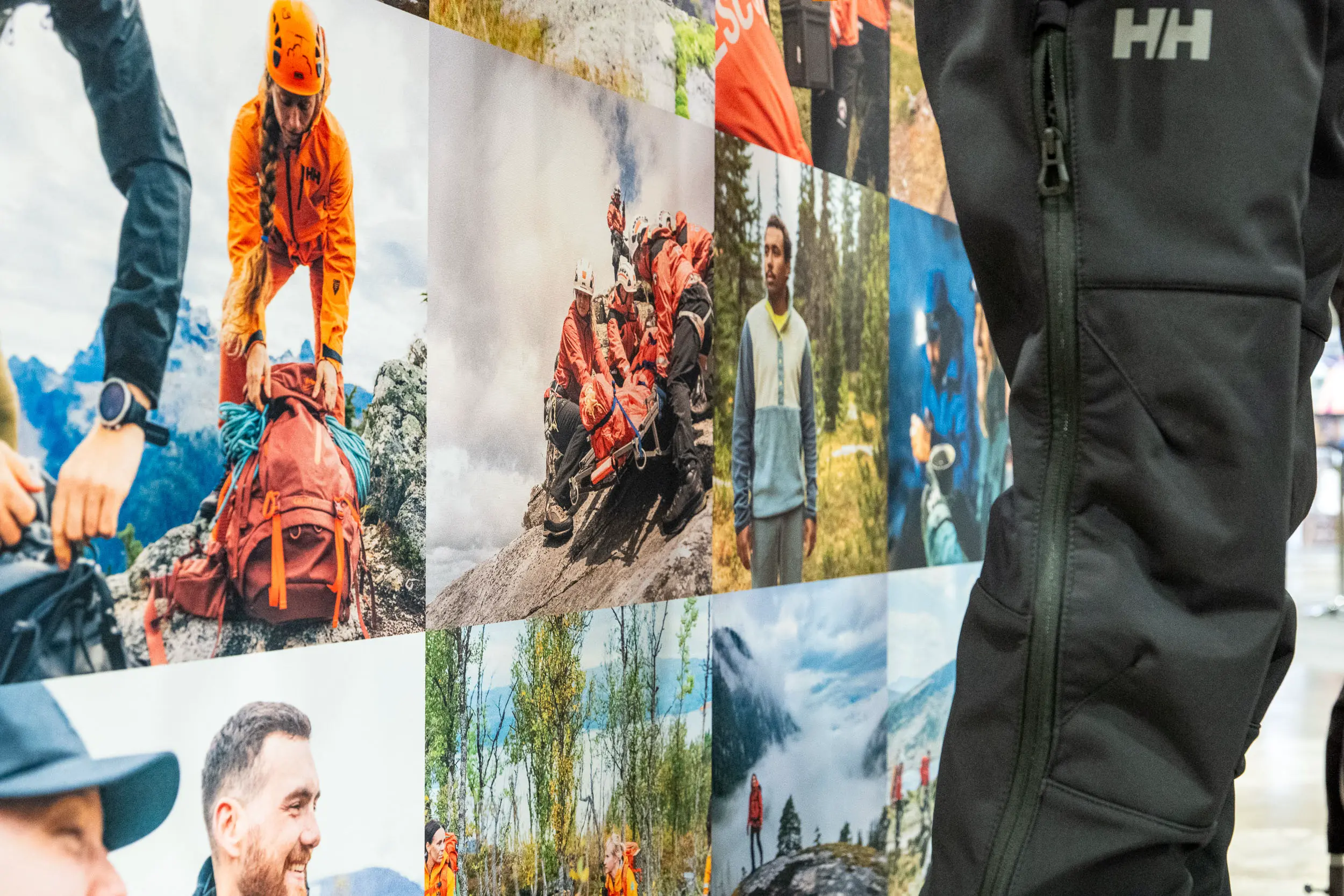 Helly Hansen Clothing Display