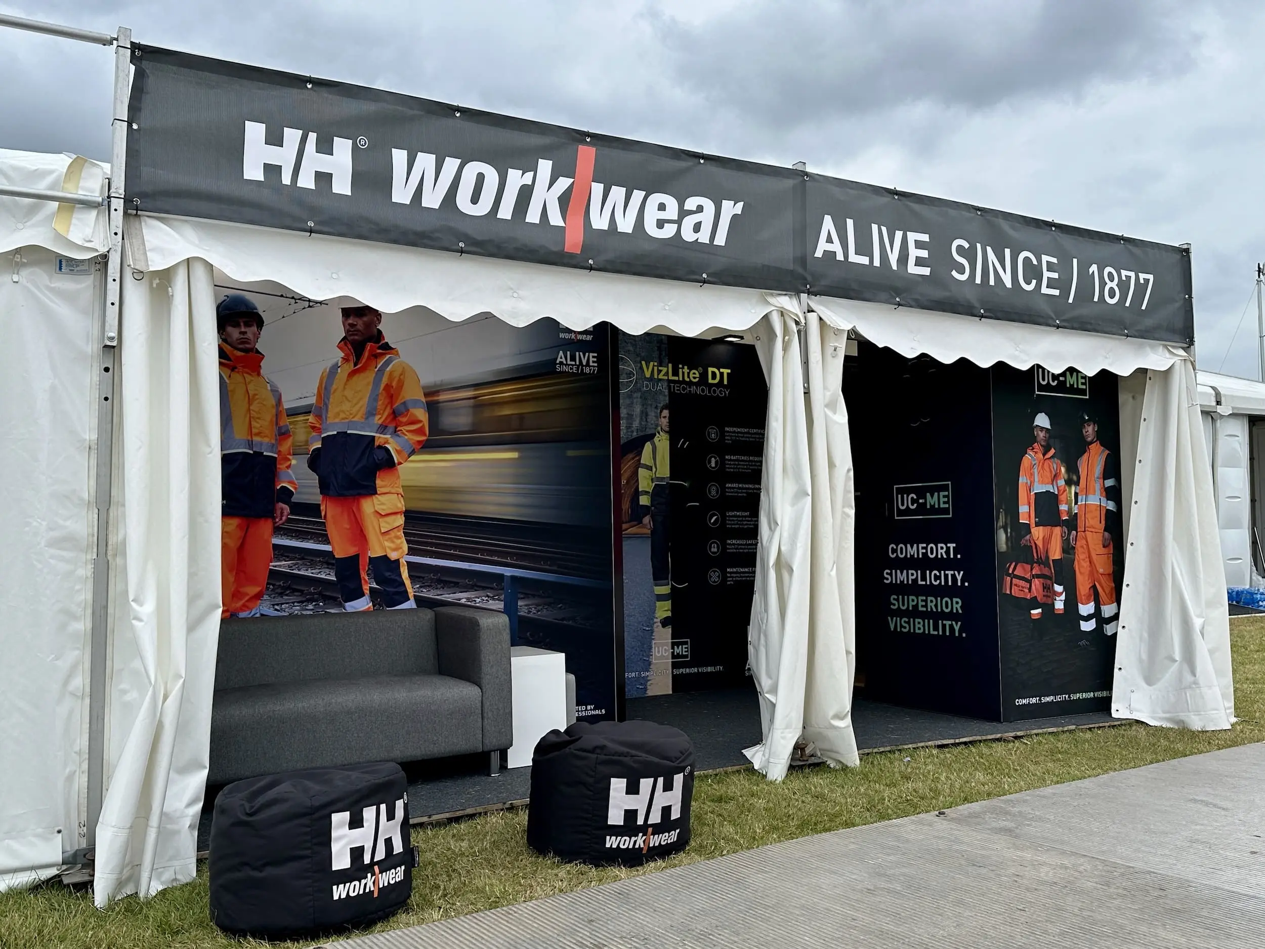 Helly Hansen Workwear Rail Live Exhibition Stand Design - Uncontainable Events & Spaces